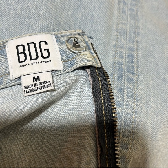 BDG Urban Outfitters Cotton Light Wash Mini Denim Skirt M - Picture 9 of 12